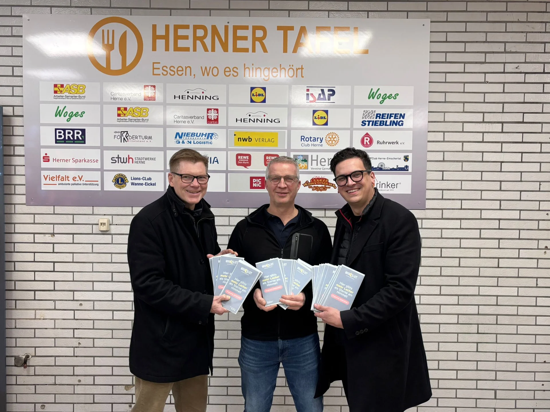 Mondpalast und HCR spenden 100 Theaterkarten an die Herner Tafel